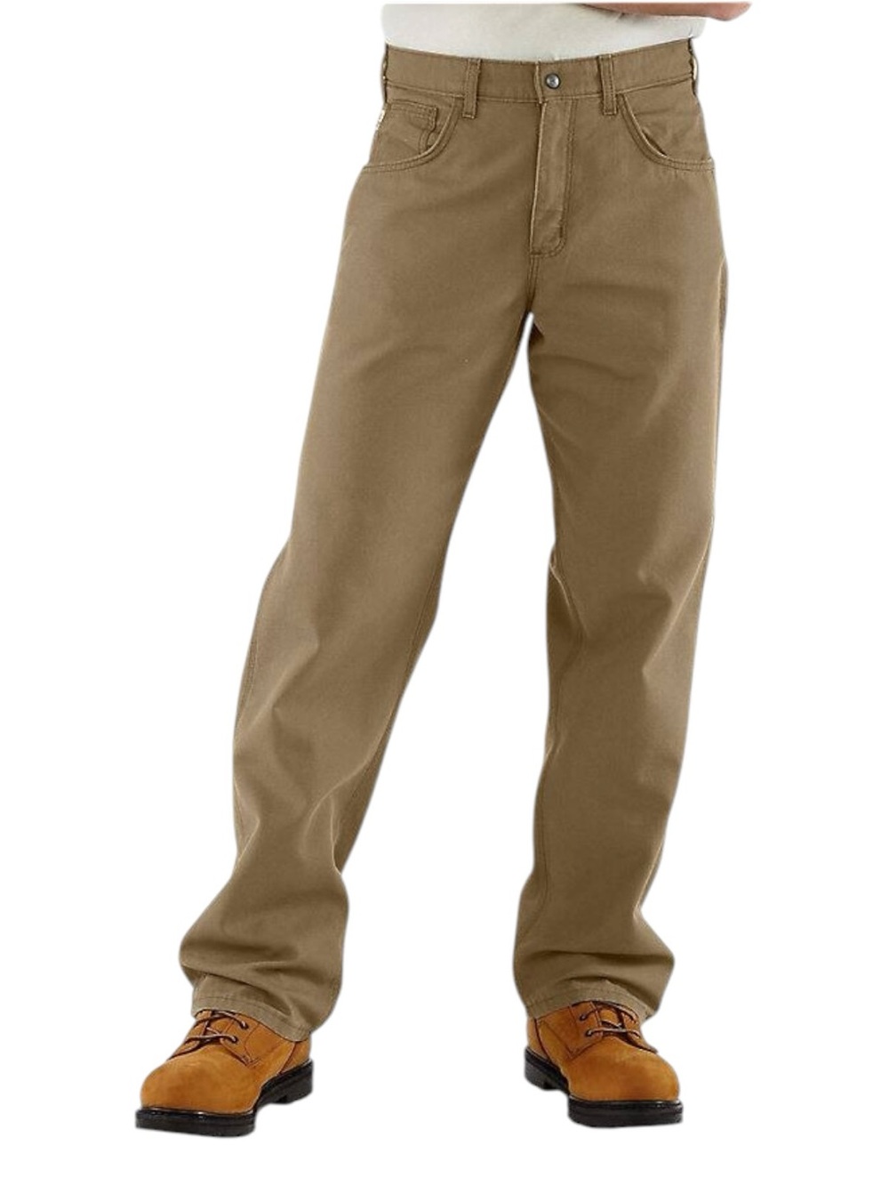 Carhartt FR Canvas Pants Men’s 31x30 Golden Khaki Loose Fit Workwear